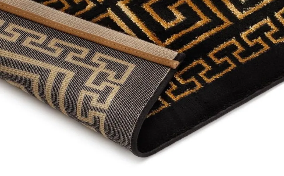 Maskinvävd matta - Deluxe Versace Guld