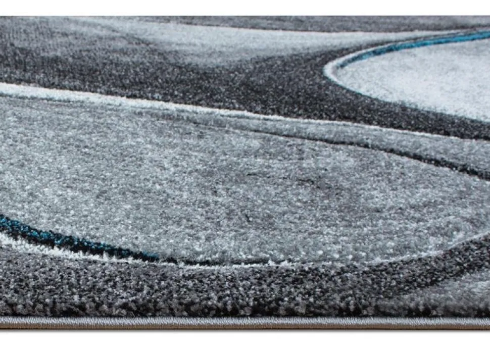 Maskinvävd matta Arvel - Turkos