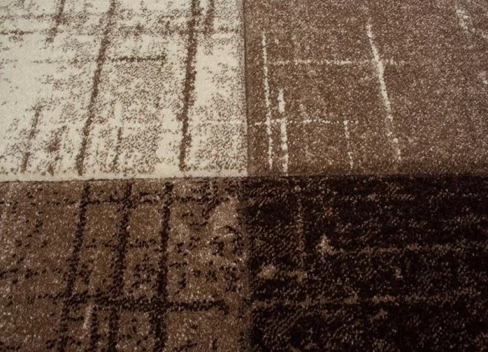 Maskinvävd matta Aversa - Nougat