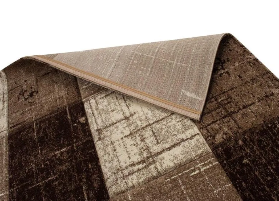 Maskinvävd matta Aversa - Nougat