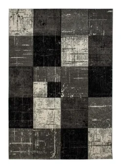 Maskinvävd matta Aversa - Svart