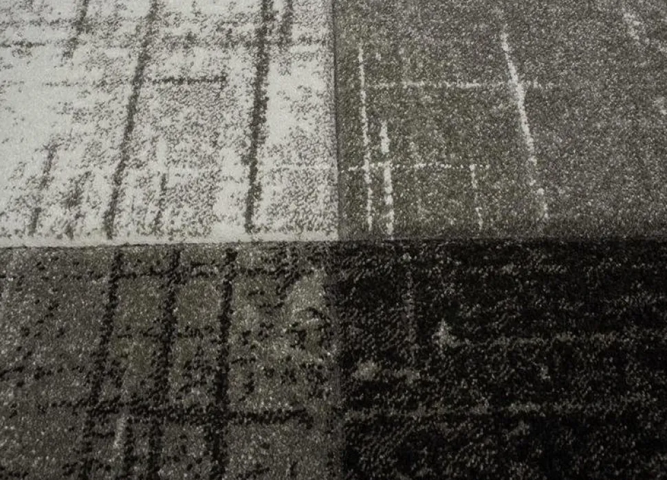 Maskinvävd matta Aversa - Svart