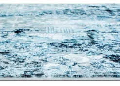 Maskinvävd matta Helmut - Turkos