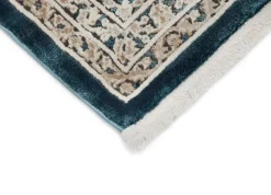 Maskinvävd matta Lelio - Turkos