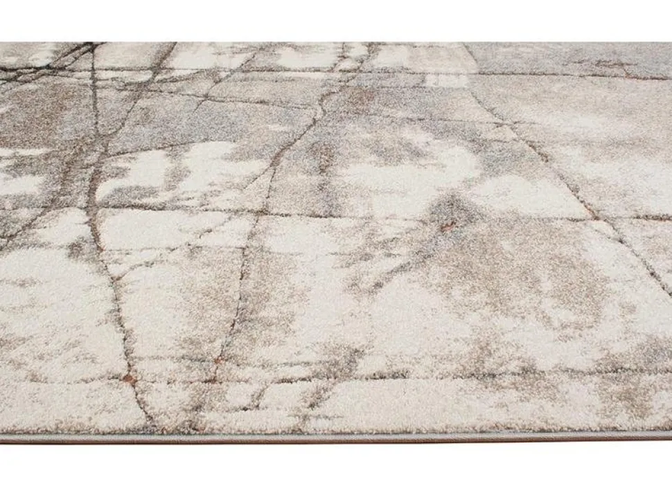 Maskinvävd matta Rom - Rostfärgad