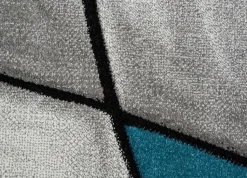 Maskinvävd matta Turin - Turkos