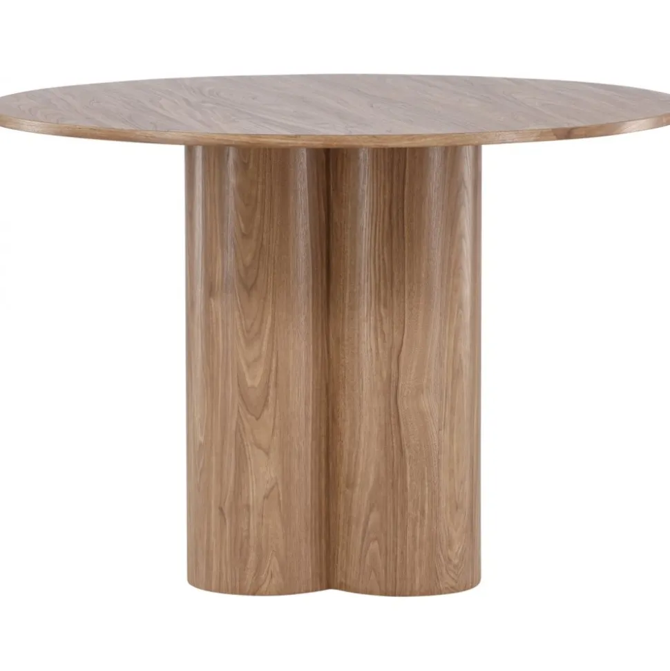 Matbord Ø110 cm brun - Olivia