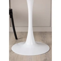 Matbord Ø80 cm vit