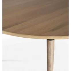 Matbord Ø180 cm whitewash - Omni