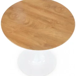 Matbord ek/vit Ø80 cm - Sumner