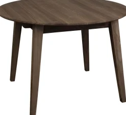 Matbord förlängningsbart 110-160x110 cm brunoljad ek + Möbeltassar