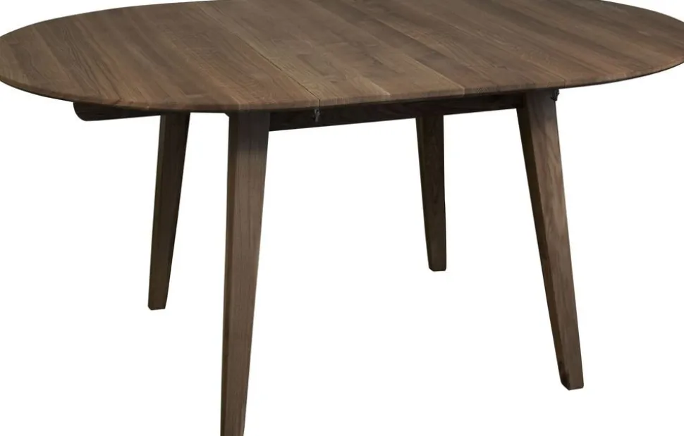 Matbord förlängningsbart 110-160x110 cm brunoljad ek + Möbeltassar