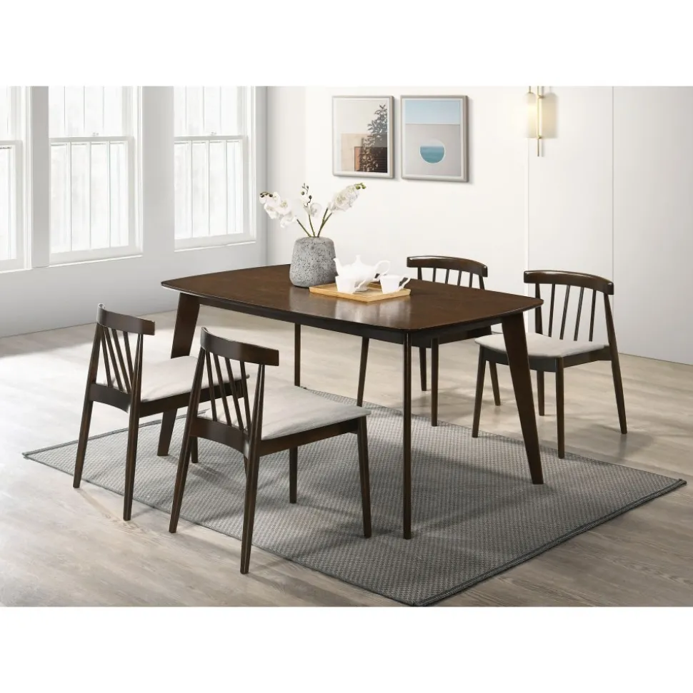 Matbord i valnöt 150x90 cm - Florence + Möbeltassar