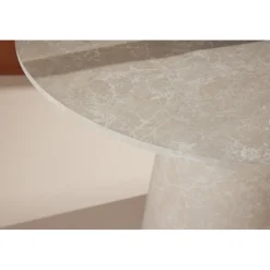 Matbord Lanzo Ø120 cm marmor beige