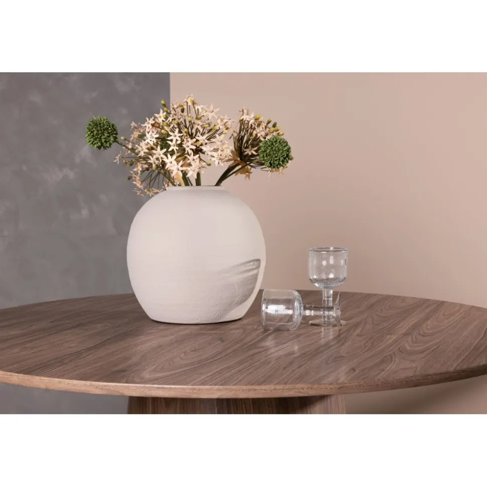 Matbord Lanzo - Natur Ø120 cm + Möbeltassar