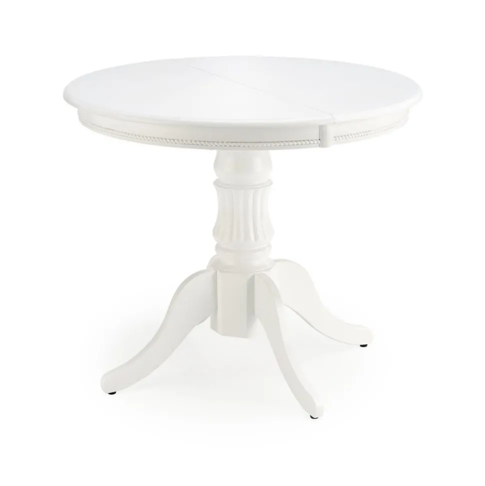 Matbord med butterfly skiva 90-124 cm vit - Dana + Möbeltassar