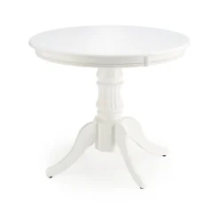 Matbord med butterfly skiva 90-124 cm vit - Dana + Fläckborttagare för möbler