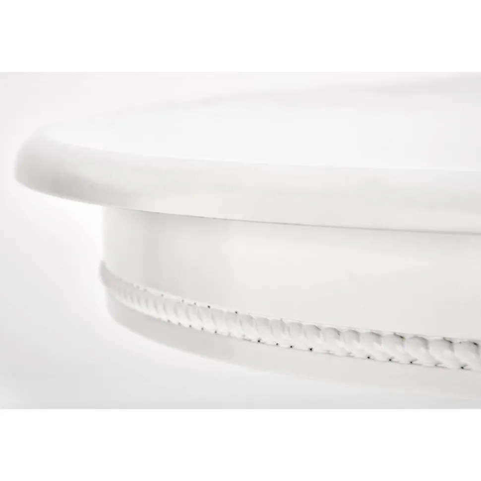 Matbord med butterfly skiva 90-124 cm vit - Dana