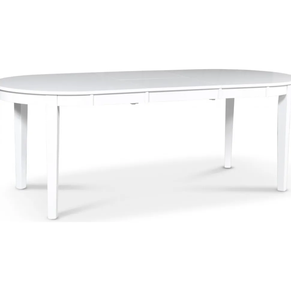 Matbord ovalt förlängningsbart 160/210 cm - Gåsö + Textilrengöring för möbler