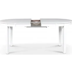 Matbord ovalt förlängningsbart 160/210 cm - Gåsö + Textilrengöring för möbler