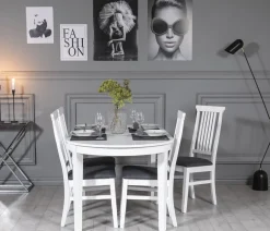 Matbord ovalt förlängningsbart 160/210 cm - Gåsö + Textilrengöring för möbler