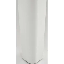 Matbord runt förlängningsbart ek/vit 102-142 cm - Berivan