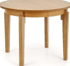 Matbord runt i ek förlängningsbart Ø100-200 cm