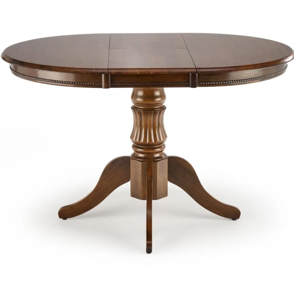 Matbord valnöt förlängningsbart 90-124 cm + Möbeltassar