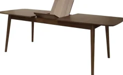 Matbord valnöt förlängningsbart 180 till 220 cm - Montreux + Textilrengöring för möbler