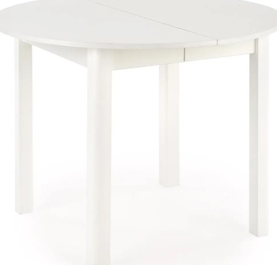 Matbord vitt förlängningsbart 102-142 cm