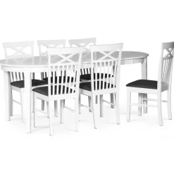 Matbord vitt 200x95 cm - Sandhamn