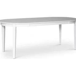 Matbord vitt 200x95 cm - Sandhamn + Möbeltassar