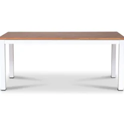 Matbord 180x90 cm - vit / oljad ek