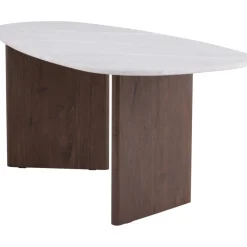 Matbord 180x90 cm Brunt / ljusgrå Grönvik + Textilrengöring för möbler