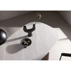 Matbord 180x90 cm Brunt / ljusgrå Grönvik