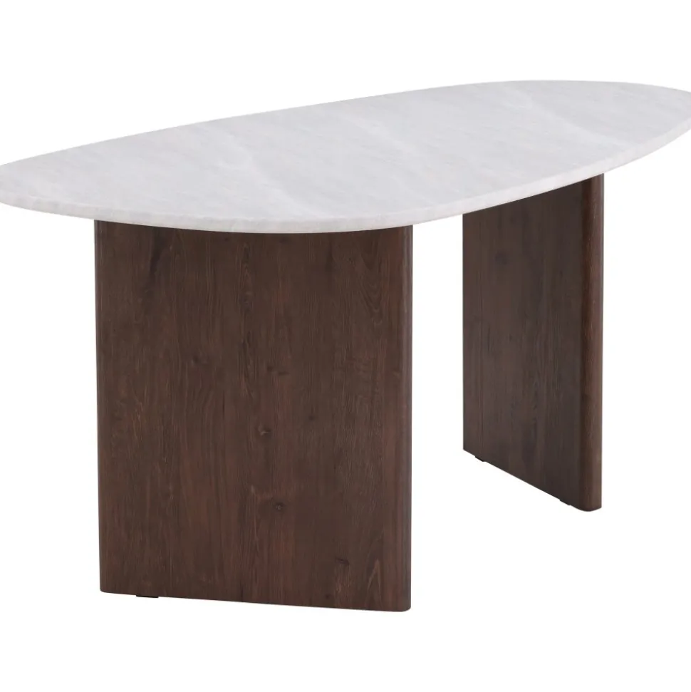 Matbord 180x90 cm Brunt / ljusgrå Grönvik