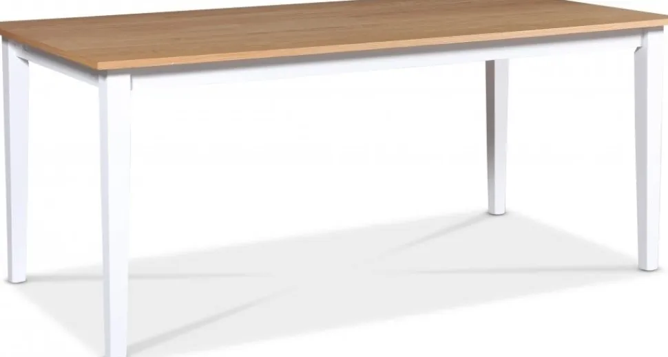 Matbord 180x90 cm Ek / vit - Fårö