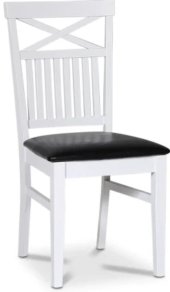 Matgrupp; bord 180x90 cm - Vit / oljad ek med 6 st stolar - Fårö + 4.00 x Möbeltassar