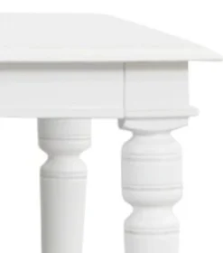 Matgrupp; Bord 180x90 cm med 6 st vita gaston stolar