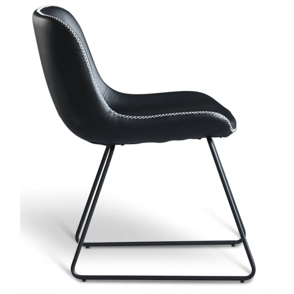 Matgrupp; bord 180x90 cm mörkbrun ek med 6 st stolar + 6.00 x Stolsdyna