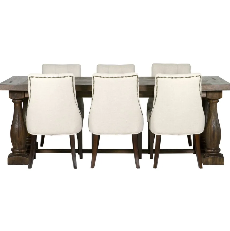 Matgrupp: Lamier matbord - brun + 6 st Tuva europa ver II stolar