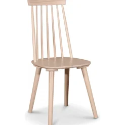 Matgrupp PiPi runt matbord Ø150 cm inkl 4 st Dalsland pinnstol - Whitewash + 4.00 x Stolsdyna