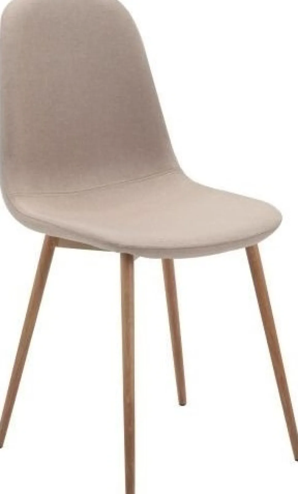 Matstol beige med ekben