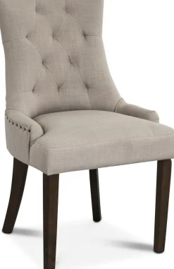 Matstol beige/brun - Tuva + Textilrengöring för möbler