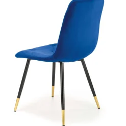 Matstol blå sammet