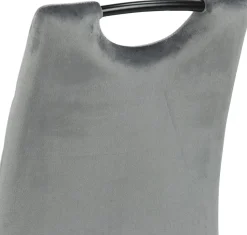 Matstol i grå sammet