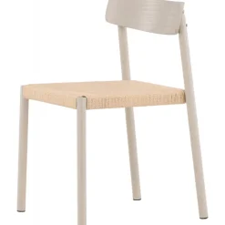 Matstol med rottingsits - Greige