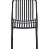Matstol Noa i svart - Stapelbar + Rengöringsmedel för utemöbler