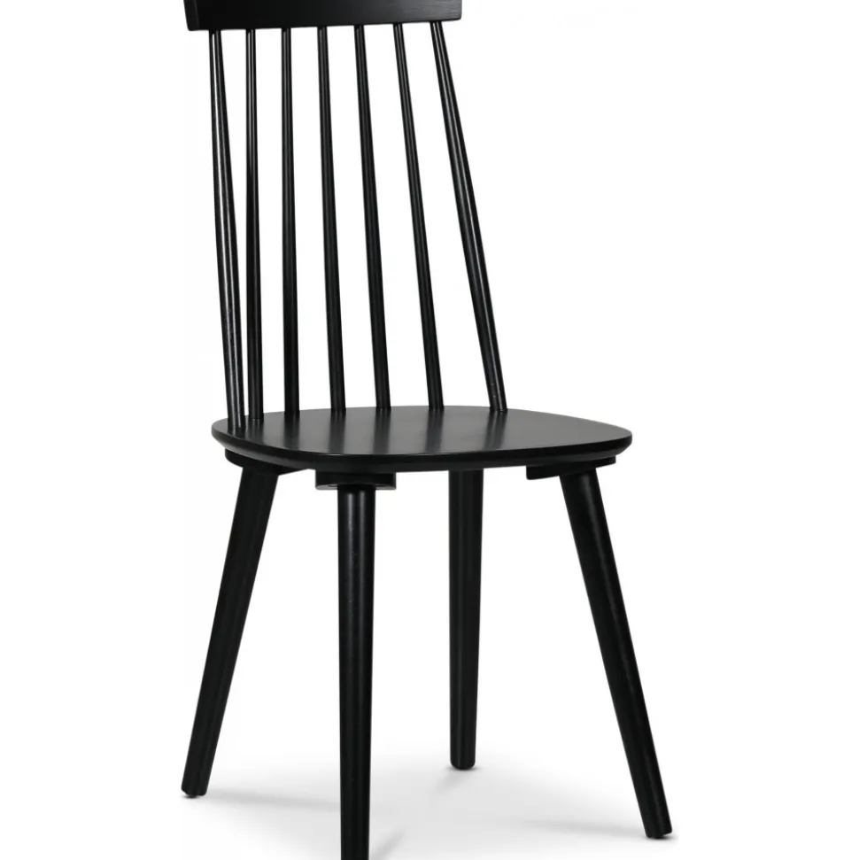 Matstol svart - Dalsland + Möbeltassar