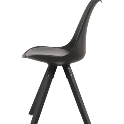 Matstol svart PU / Plast